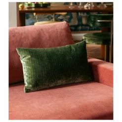 Clearance Coussin rectangulaire Carino velours côtelé brillant | Coussins