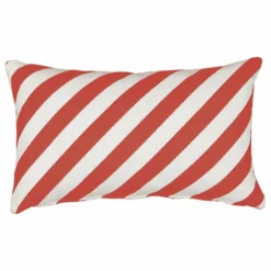 The Socialite Family Coussin rectangulaire Carino en jacquard à rayures || Coussins
