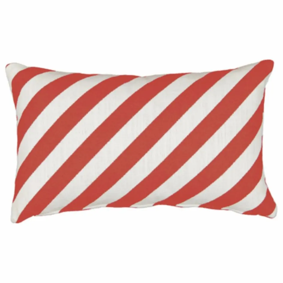 The Socialite Family Coussin rectangulaire Carino en jacquard à rayures || Coussins