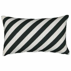 Outlet Coussin rectangulaire Carino en tissu rayé | Coussins