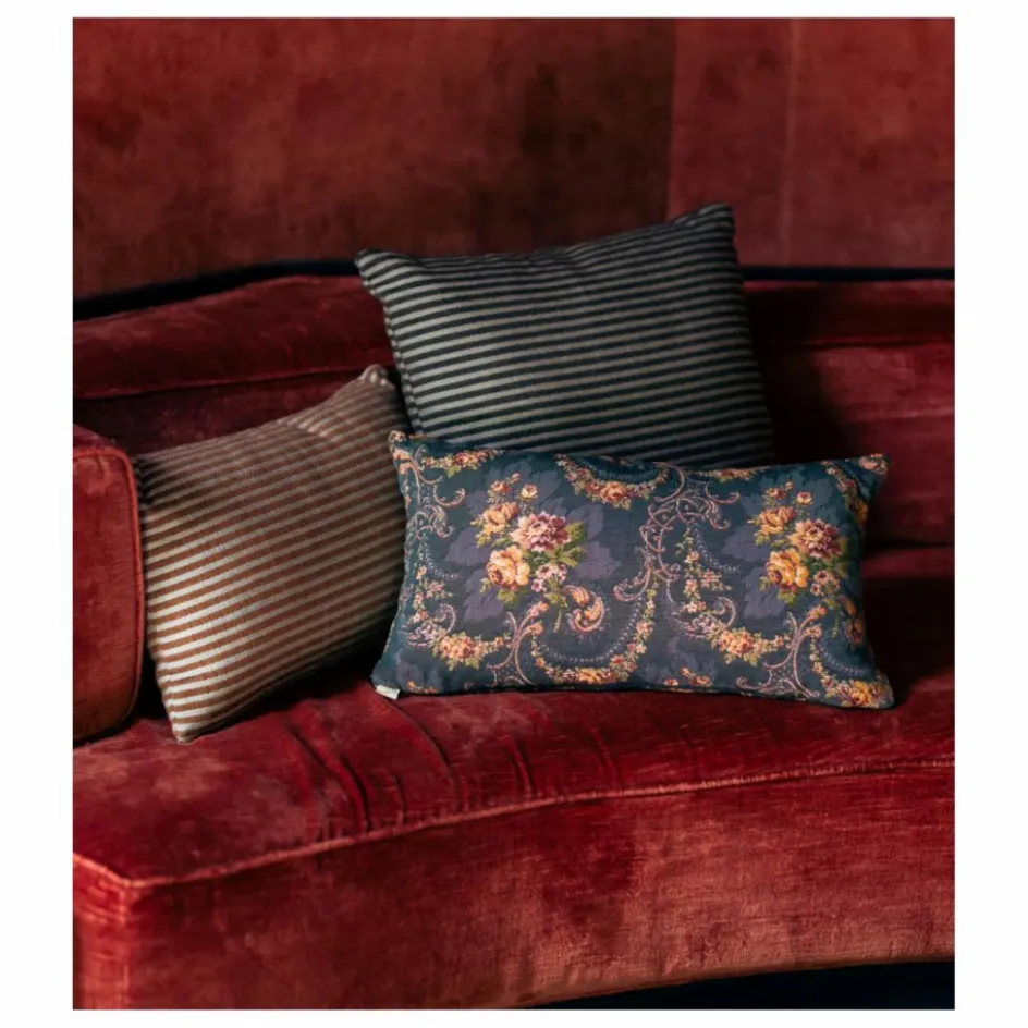 Outlet Coussin rectangulaire Carino en tissu rayé | Coussins