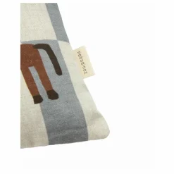 Enfant Nobodinoz Coussins|Coussins Enfant*Coussin rectangulaire Cheval Vibes - Lin Français |
