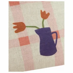 Enfant Nobodinoz Coussins|Coussins Enfant*Coussin rectangulaire Tulipe Vibes - Lin Français |
