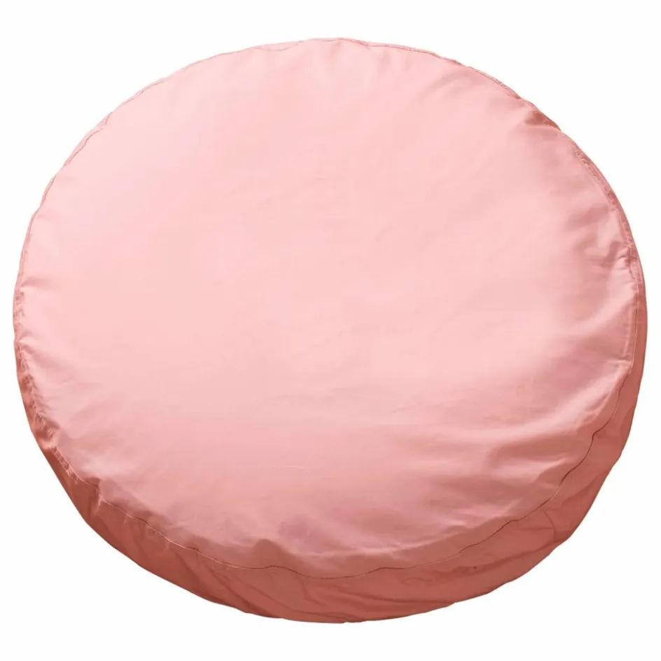 Clearance Suite 702 Coussin rond en percale organique | Blush