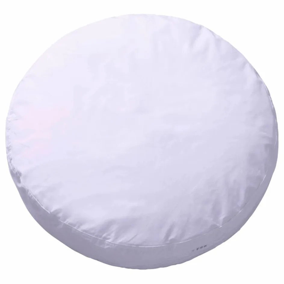Suite 702 Coussin rond en percale organique || Coussins