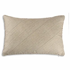 Le Monde Sauvage Coussin réversible en velours Yuki Gris| Coussins
