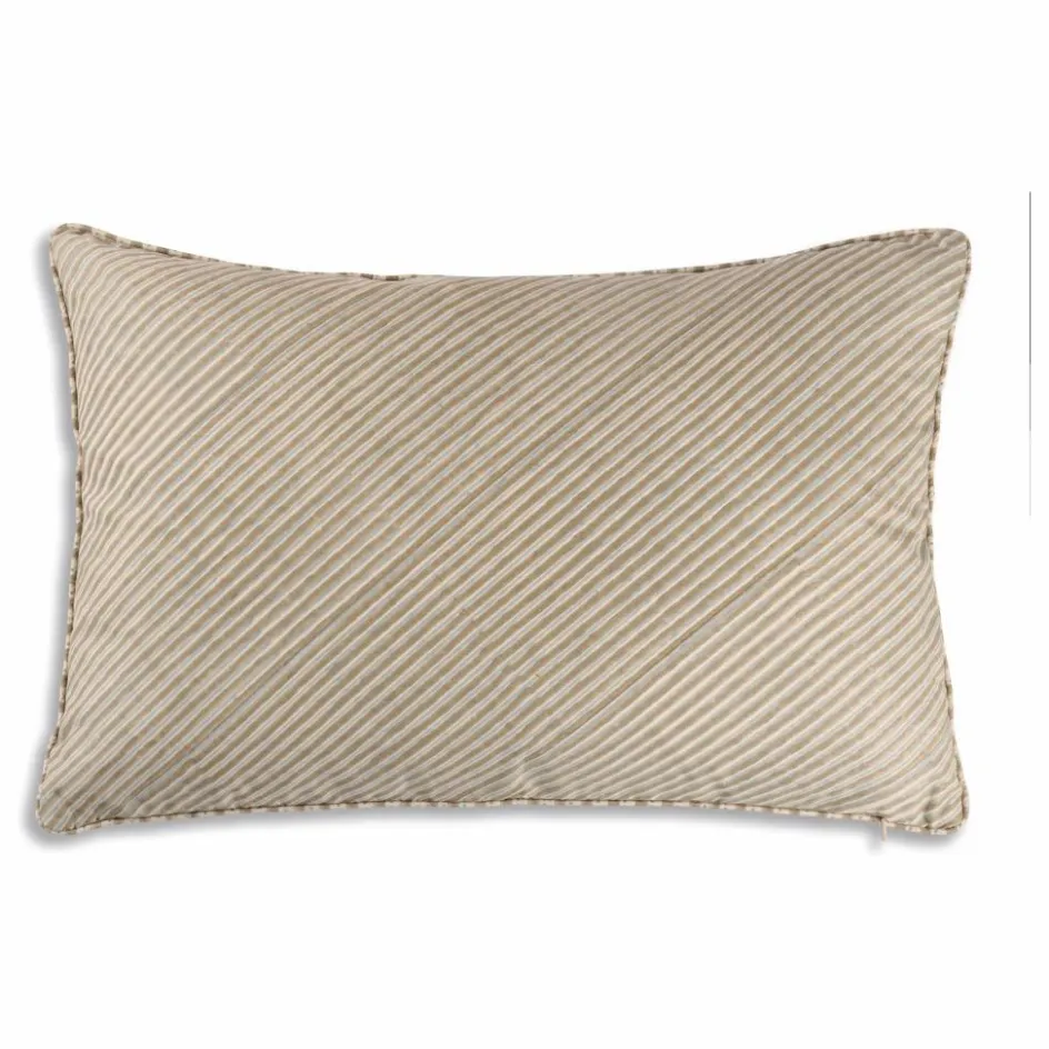 Le Monde Sauvage Coussin réversible en velours Yuki Gris| Coussins