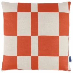Hot Nobodinoz Coussin Stanley Tiles | Orange