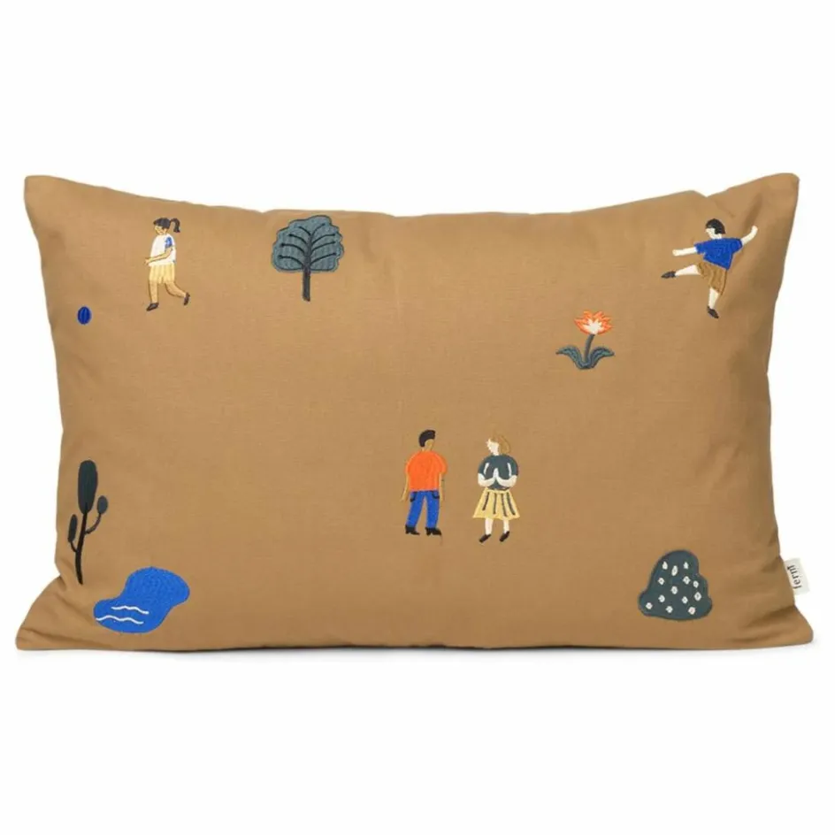 Clearance Ferm Living Kids Coussin The Park | Caramel