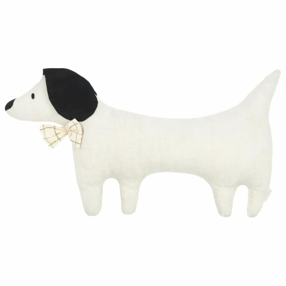 Clearance Nobodinoz Coussin Toby le Chien - Lin Français | Grège