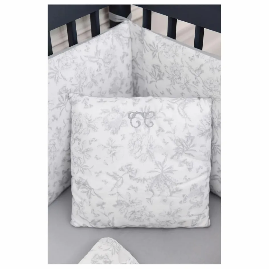 Discount Tartine et Chocolat Coussin Toile de Jouy | Gris