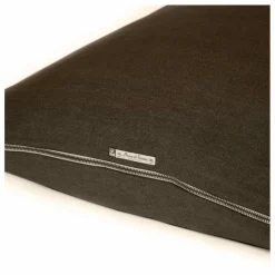 Maison de Vacances Coussins*Coussin Vice Versa Black Line en lin stone washed |