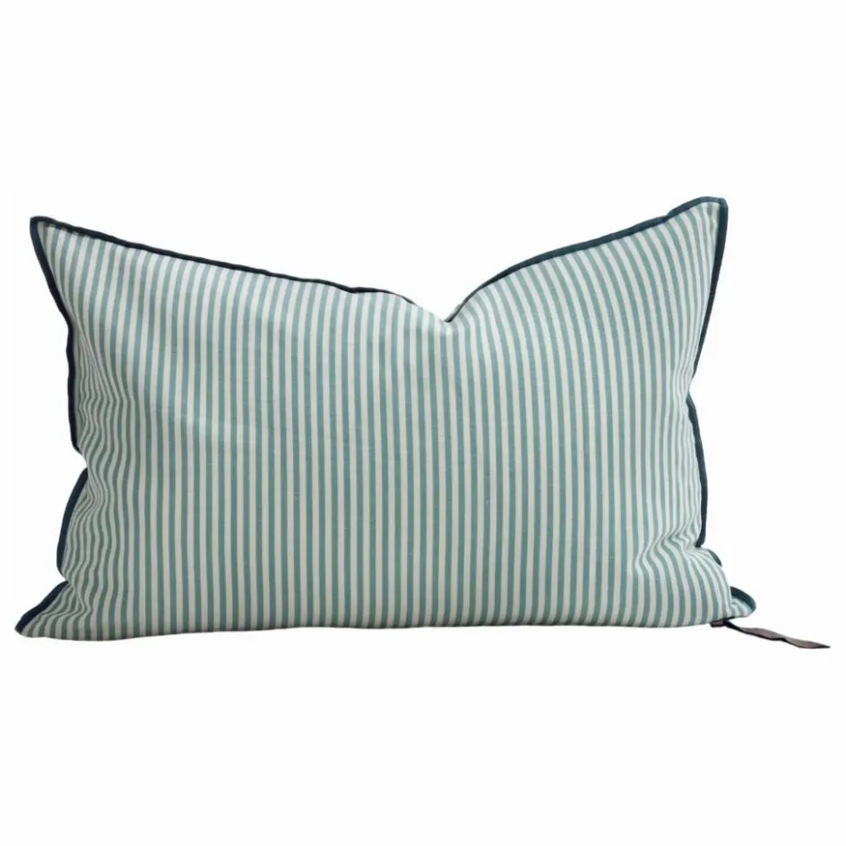 Discount Maison de Vacances Coussin Vice Versa en toile Portofino | Aqua