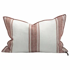 Maison de Vacances Coussins*Coussin Vice Versa en toile brodée Cyclades |