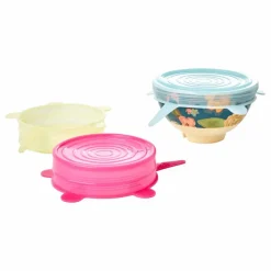 Rice Couvercles en silicone - Set de 3|Homme Art De La Table|Voyage, Outdoor