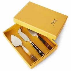 Outlet HKliving Couverts à fromage - Set de 2 | Marron