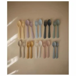 Online Mushie Couverts | Jaune