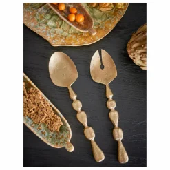 New Couverts à salade Edi en métal - Set de 2 | Homme Art De La Table|Voyage, Outdoor