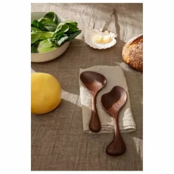 Ferm Living Couverts à salade Os en bois FSC || Art De La Table
