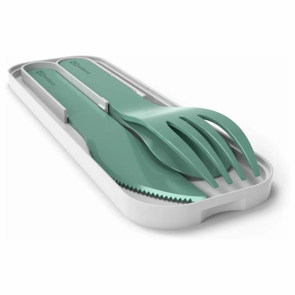 Outlet Monbento Couverts biodégradables MB Pocket Color | Vert forêt