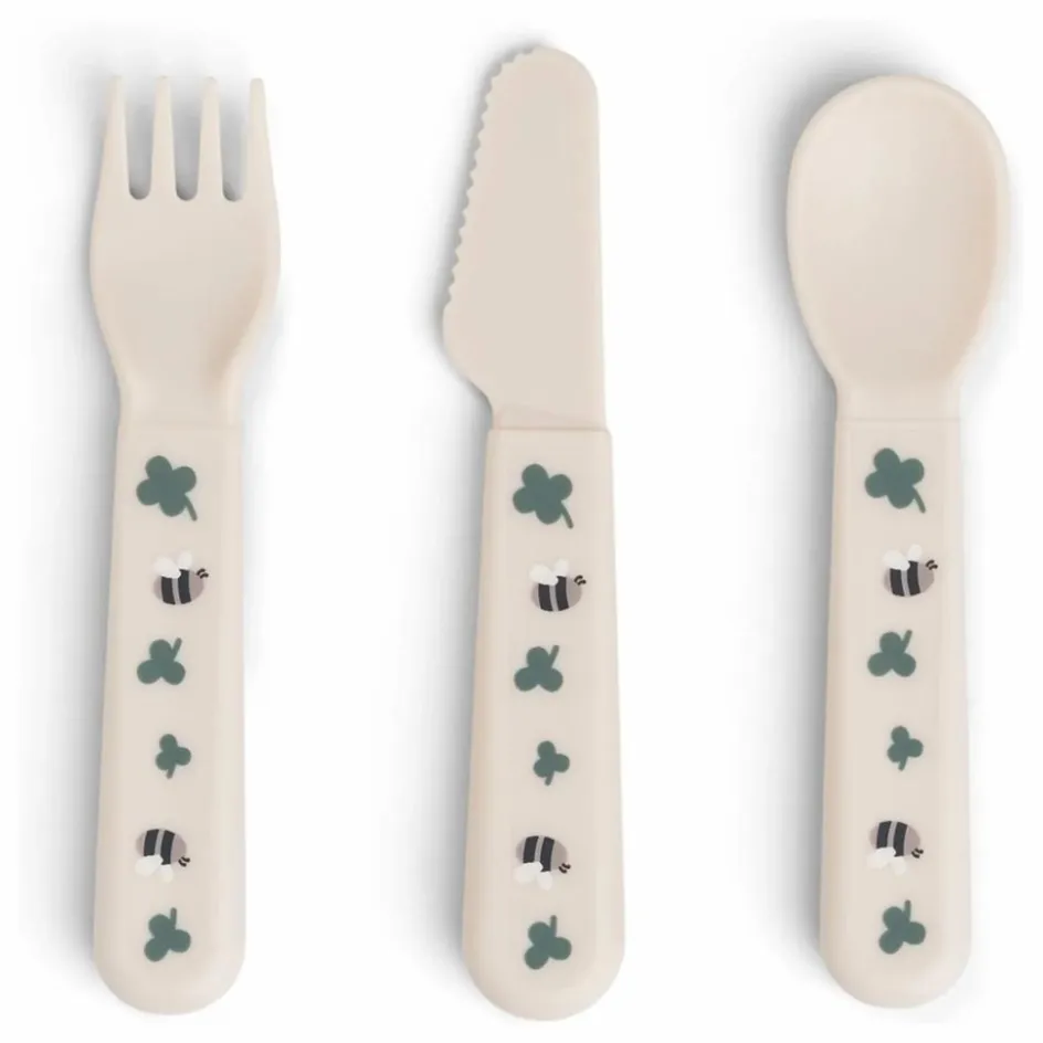 Hot Done by deer Couverts Tiny Farm - Set de 3 | Sable