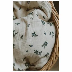 garbo&friends Couvertures Et Plaids|Linge De Lit Bébé*Couverture Blueberry en mousseline de coton |