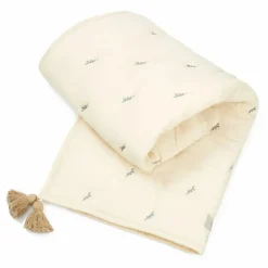 Cam Cam Couverture brodée Blueberries| Couvertures Et Plaids|Linge De Lit Bébé