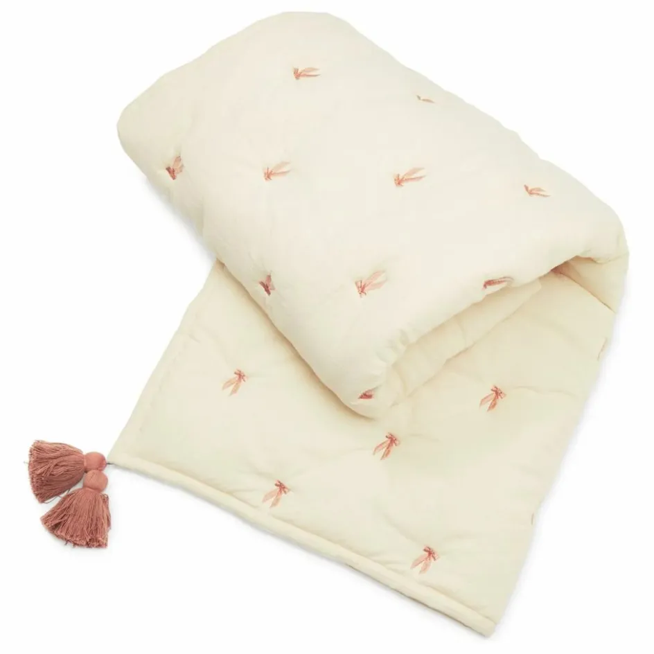 New Couverture brodée Bows | Couvertures Et Plaids|Linge De Lit Bébé