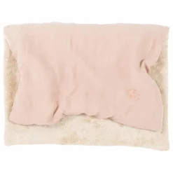 Hot Nobodinoz Couverture doublée - Lin Français | Rose pâle