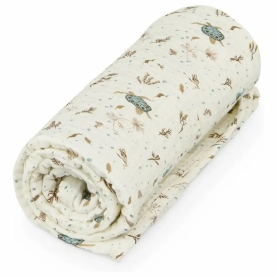 Cam Cam Couvertures Et Plaids|Linge De Lit Bébé*Couverture en mousseline Sea Garden |