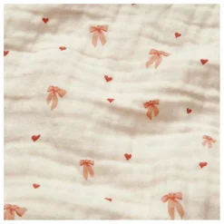 Best Cam Cam Couverture en mousseline Bows | Rose pâle