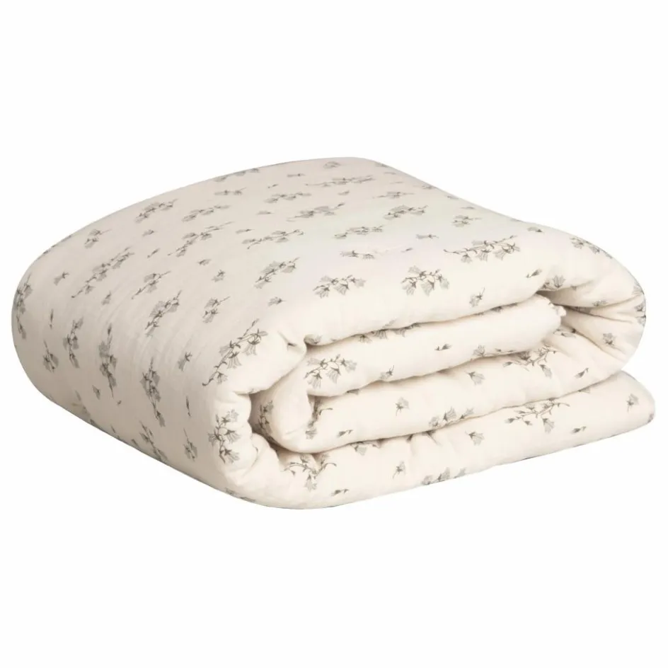Clearance garbo&friends Couverture en mousseline de coton Bluebell | Crème