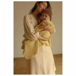 Discount Hvid Couverture Felix Laine Mérinos | Jaune pâle