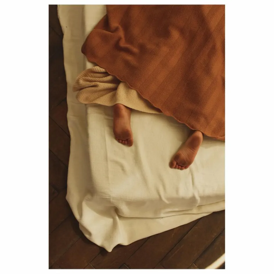 Hvid Couvertures Et Plaids|Linge De Lit Bébé*Couverture Freddie Laine Mérinos |