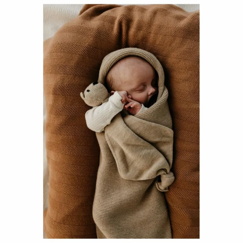 Hvid Couvertures Et Plaids|Linge De Lit Bébé*Couverture Freddie Laine Mérinos |