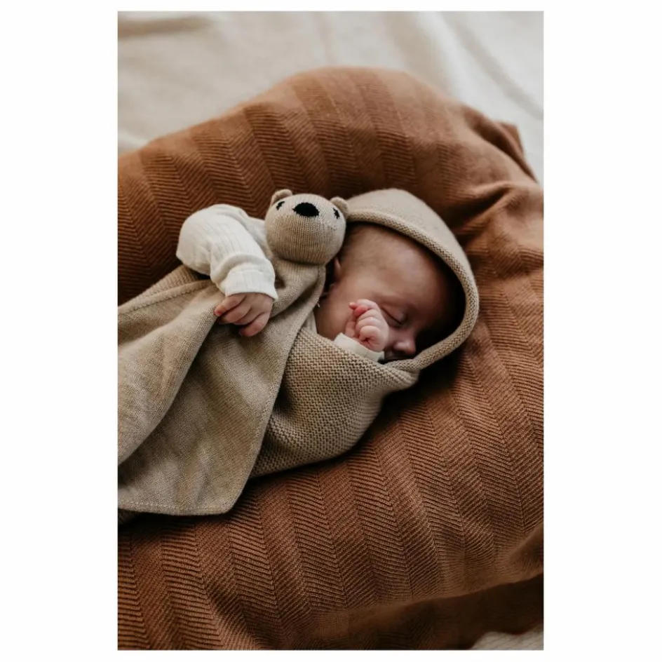 Hvid Couvertures Et Plaids|Linge De Lit Bébé*Couverture Freddie Laine Mérinos |