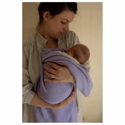 Hvid Couvertures Et Plaids|Linge De Lit Bébé*Couverture Gust Laine Mérinos | Lilas