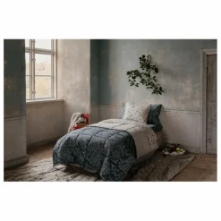 Outlet garbo&friends Couverture matelassée Fauna en percale de coton | Bleu