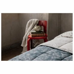 Outlet garbo&friends Couverture matelassée Fauna en percale de coton | Bleu