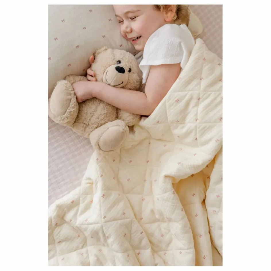 Soft Spot Couvertures Et Plaids|Linge De Lit Bébé*Couverture matelassée Ribbon en coton bio |
