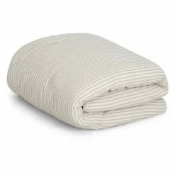 Hot Couverture matelassée Stripe Anjou en coton bio | Enfant Couvertures Et Plaids|Linge De Lit Bébé