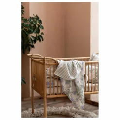 Hot Couverture matelassée Stripe Anjou en coton bio | Enfant Couvertures Et Plaids|Linge De Lit Bébé