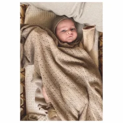 Discount My Little Freckle Couverture Pointelle Cachemire Bio | Camel