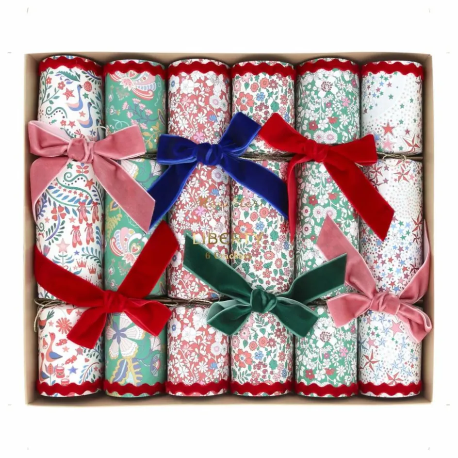 New Crackers de Noël Liberty x - Lot de 6 Enfant Décoration De Fête