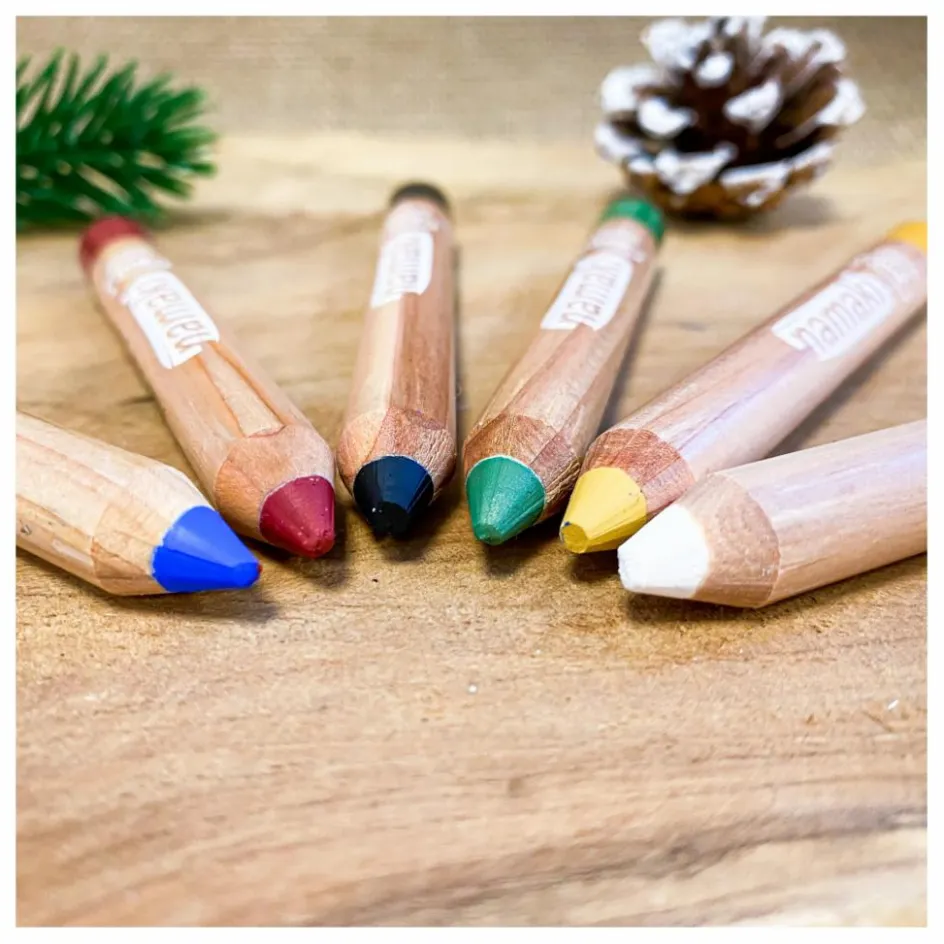 Namaki Crayons de maquillage Arc-en-ciel - Set de 6| Déguisements
