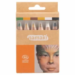 Namaki Déguisements*Crayons de maquillage Vie sauvage - Set de 6