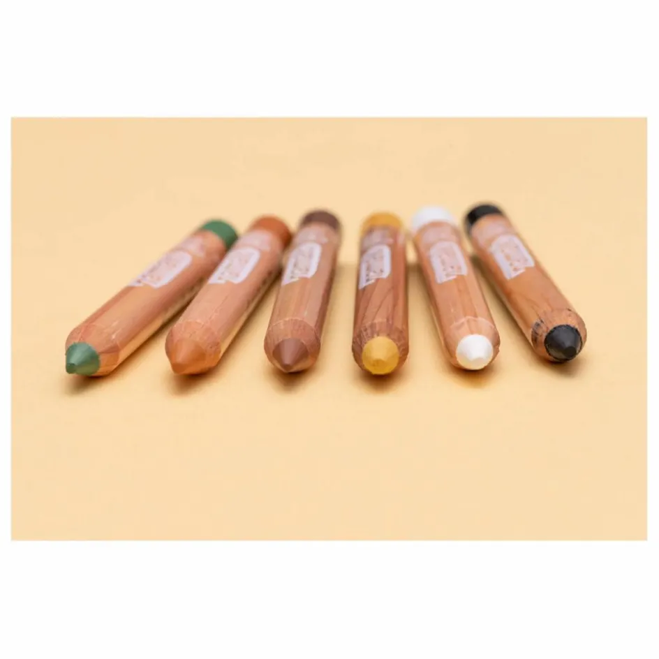 Namaki Déguisements*Crayons de maquillage Vie sauvage - Set de 6