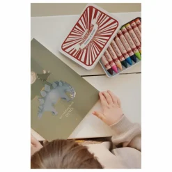 Online Konges Sløjd Crayons en cire naturelle Carnaval - Boite de 10 | Rouge