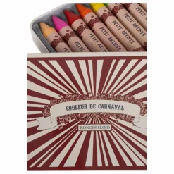 Online Konges Sløjd Crayons en cire naturelle Carnaval - Boite de 10 | Rouge