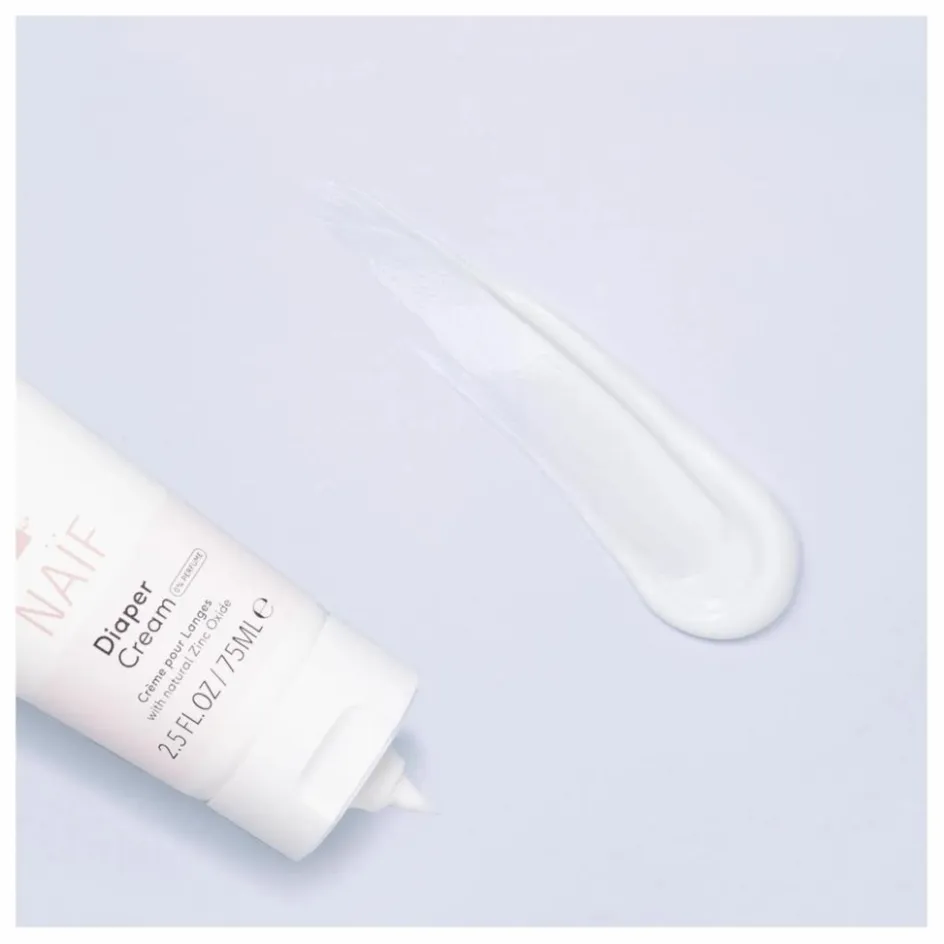 Enfant Naïf Natural Skincare Soins Du Corps|Tailles Voyage*Crème de change sans parfum - 75 ml